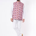 Mauve Floral Bundi Jacket image 0