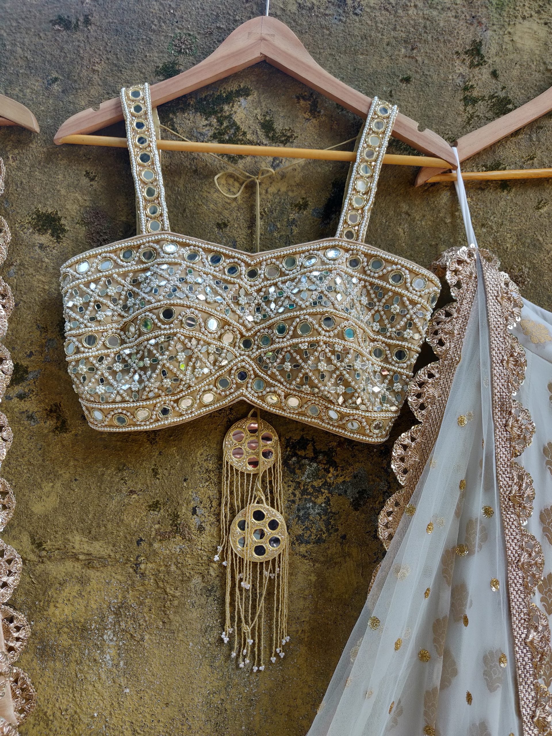 Mirror Bustier Blouse - S image
