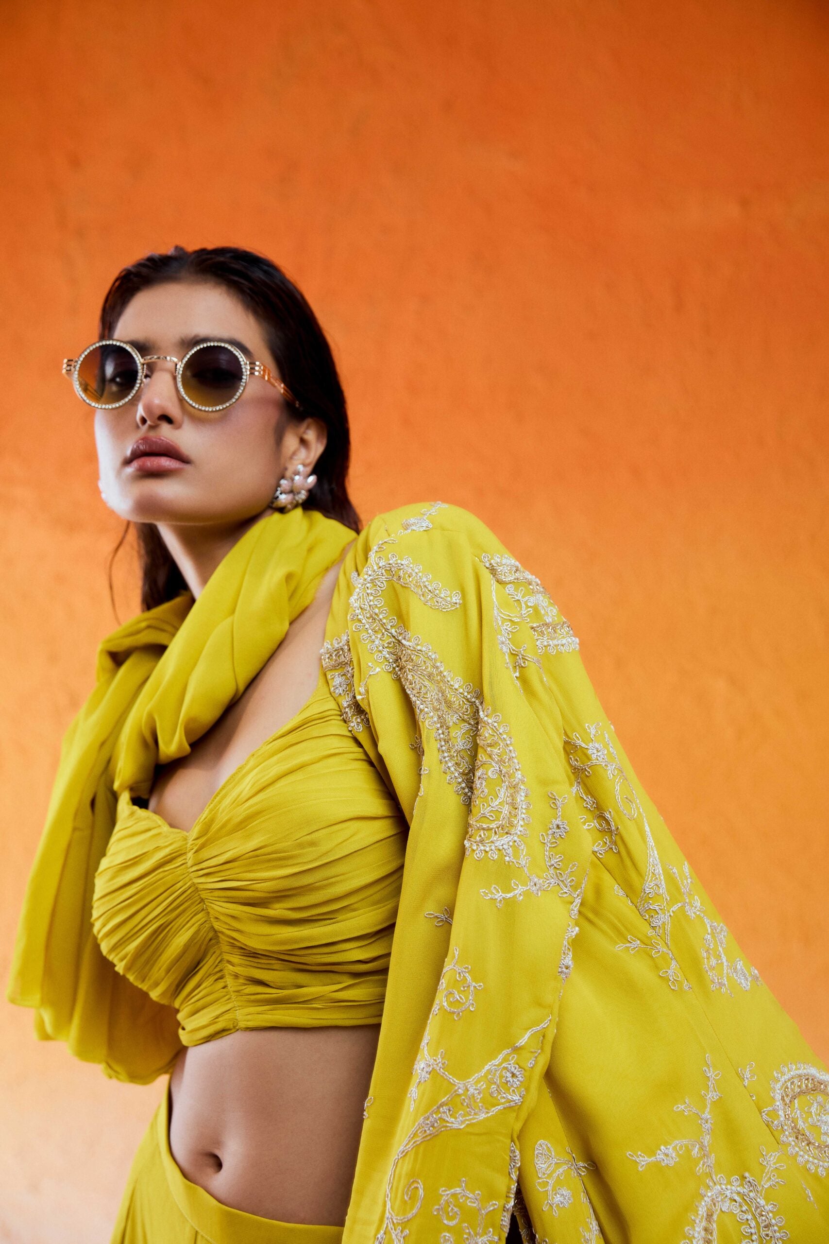 Long Jacket Sharara Set image 3