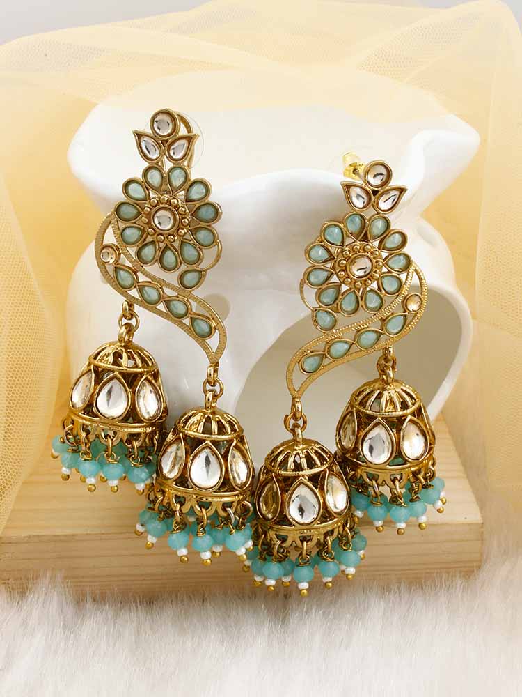 Bahar Earrings - Aqua image