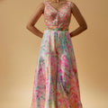 Tie-Dye Embroidered Jumpsuit image 0