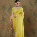 Lime Saree image 0