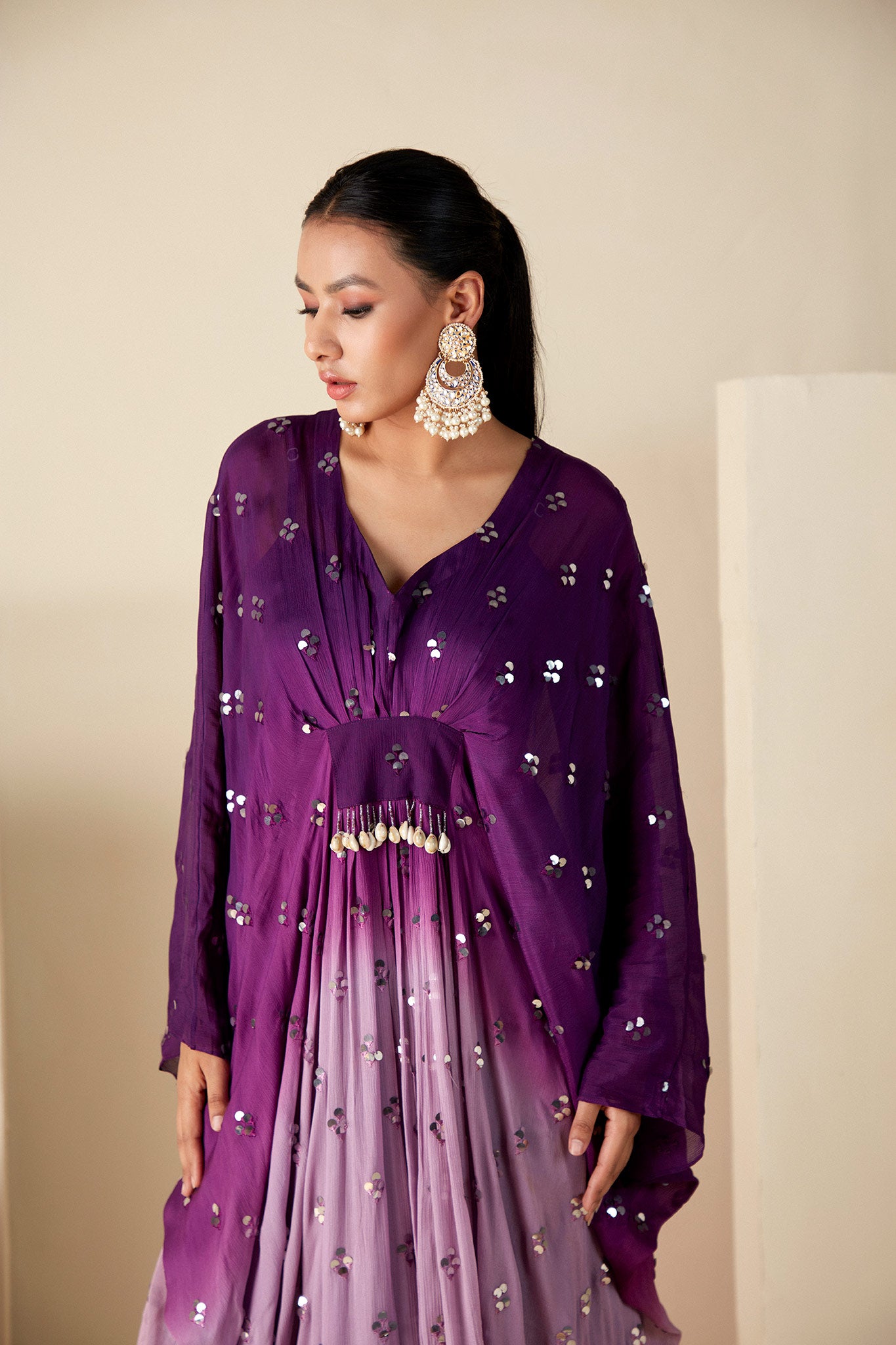 Twilight Tassel Ombre Kaftan image 1