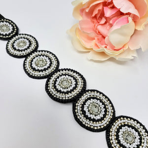 Black Bead Work Belt image 1