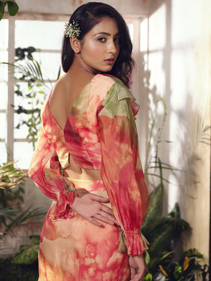 Orange and Green Co-Ord Set image 3