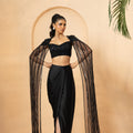 Black Sequin Embellished Co-ord Set image 0