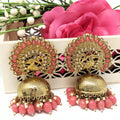 Peacock Jhumki Earrings image 0
