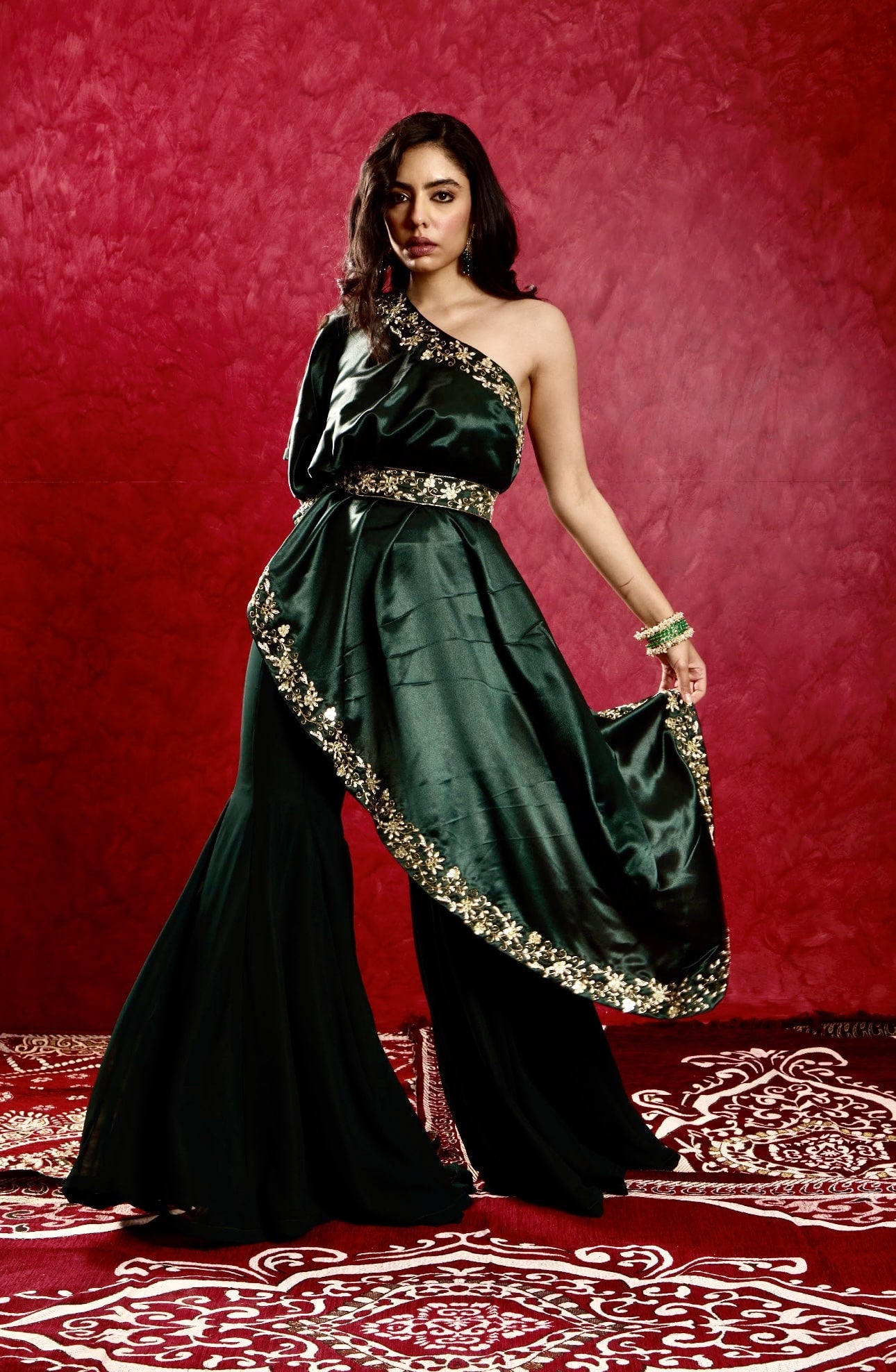 Seher Cape and Pant Set image 3