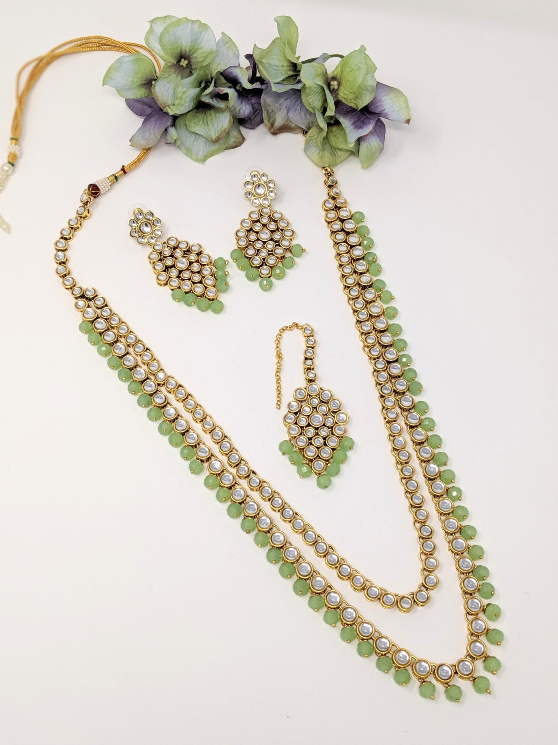 Double Layer Necklace Set image 0