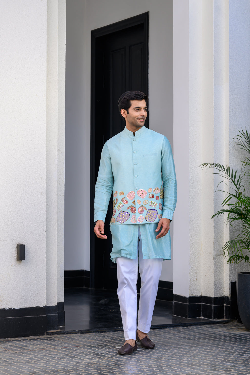Gardenia Highlighted Applique Bundi Full Set image 0