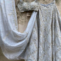 Smokey Grey Bridal Embroidered Lehenga Set image 0