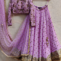 Lavender Sharmily Lehenga image 0