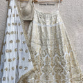 Ivory Lehenga Set image 0
