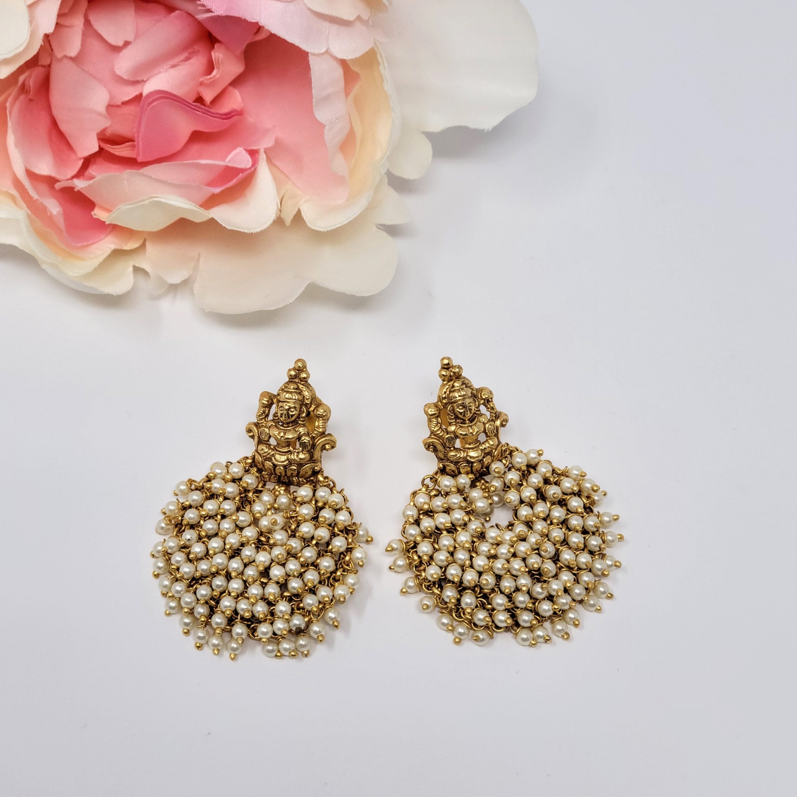 Laxmi Pearl Earrings image 1