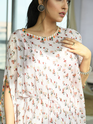 Floral Brocade Drape Kaftan image 1