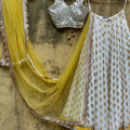 Ivory and Mirror Lehenga image 0