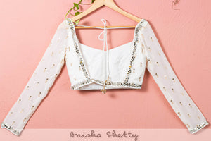 Ivory Mirror Lehenga Set image 2