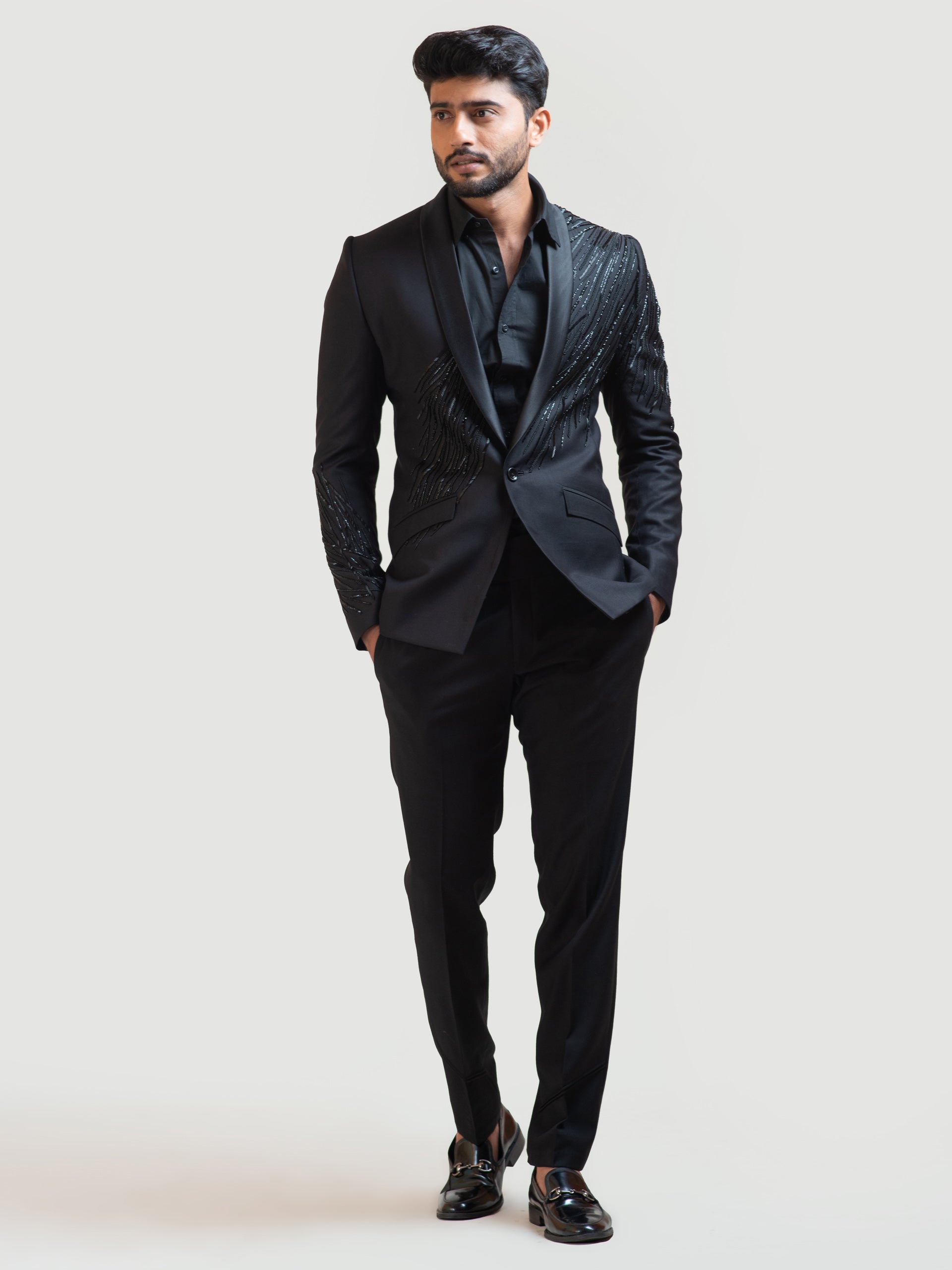 Black Rain Blazer Set image 0