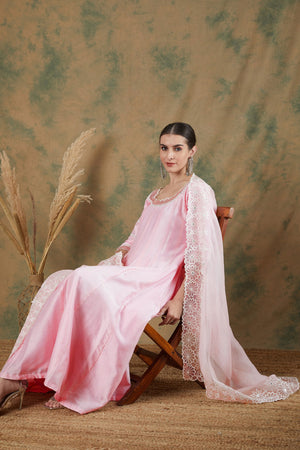 Baby Pink Anarkali image 6