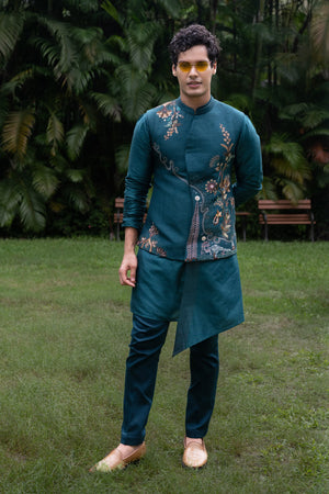 Elan Nehru Kurta Set - XL image