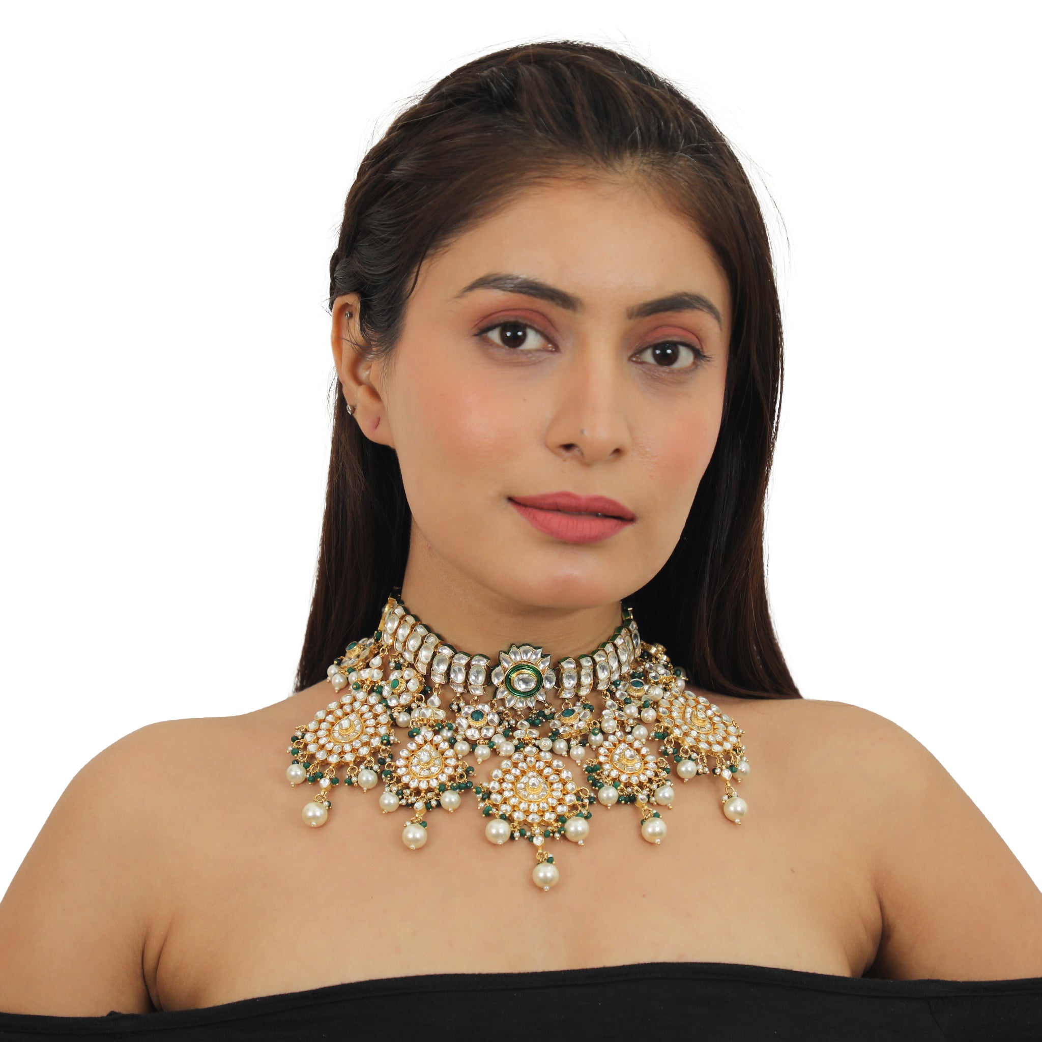 22KT Gold Plated Necklace Set image 5