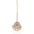 Stone Studded Gold Plated Matha Patti image 0