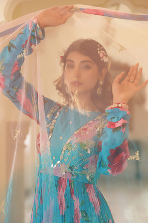 Floral Printed Anarkali image 14