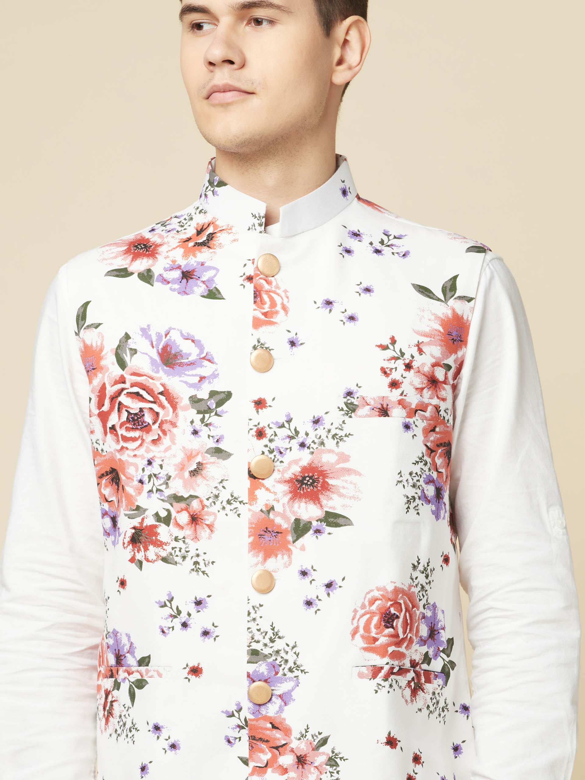 Spring Print Bundi Jacket Set image 6