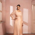 Peachy Keen Draped Skirt Set image 0