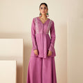 Mauve Melody Peplum Set image 0