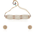 Glamorous White Pearl Choker Necklace image 0