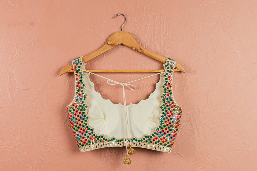 Ivory Kaleidoscope Dream Sharara Set image 2