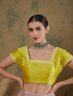 Lime Saree image 4