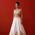 Ivory Mirror Gaze Lehenga Set image 0