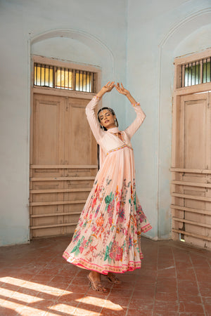Whimsy Wildflower Flared Dress - S image