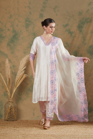 Ivory Suit Three Piece Set image 6