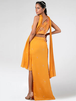 Mustard Yellow Skirt Set image 1