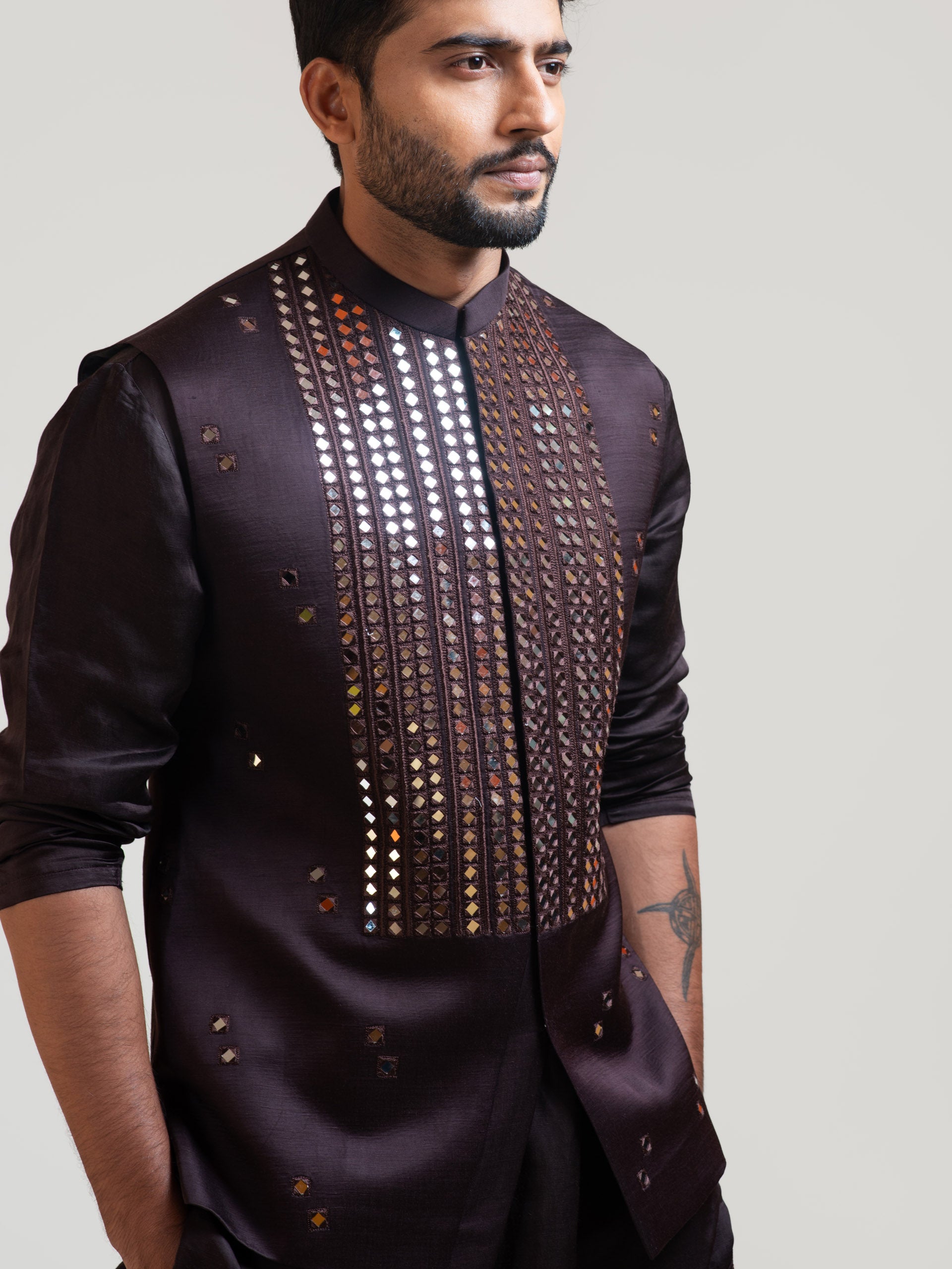 Coco Brown Nehru Jacket image 1