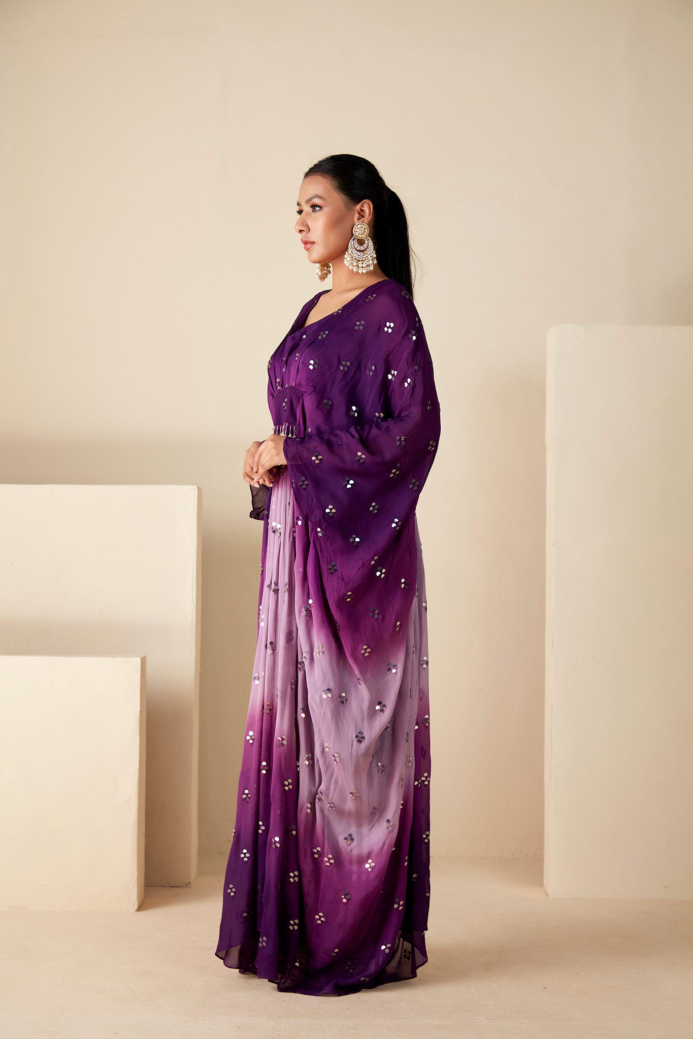Twilight Tassel Ombre Kaftan image 2