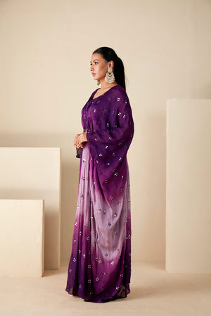 Twilight Tassel Ombre Kaftan image 2