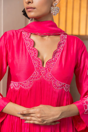 Rosy Flared Dress image 5