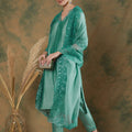 Steel Blue Suit Three Piece Set image 0