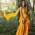 Yellow Aabira Sharara Set image 0