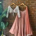 Rose Taupe Lehenga set image 0