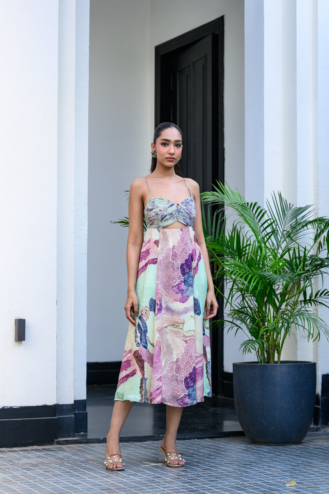 Eden Cut Midi Dress image 4