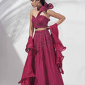 Pink Drama Lehenga image 0
