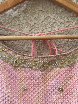Baby Pink Lucknowi Lehenga image 1