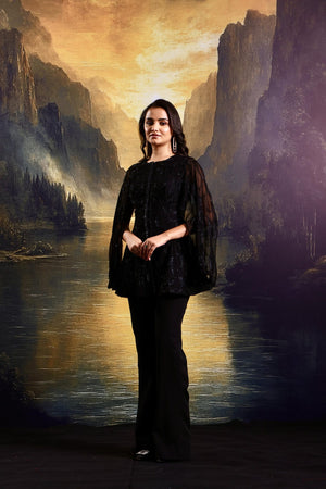 Rasha Kurta and Pants Set - S image