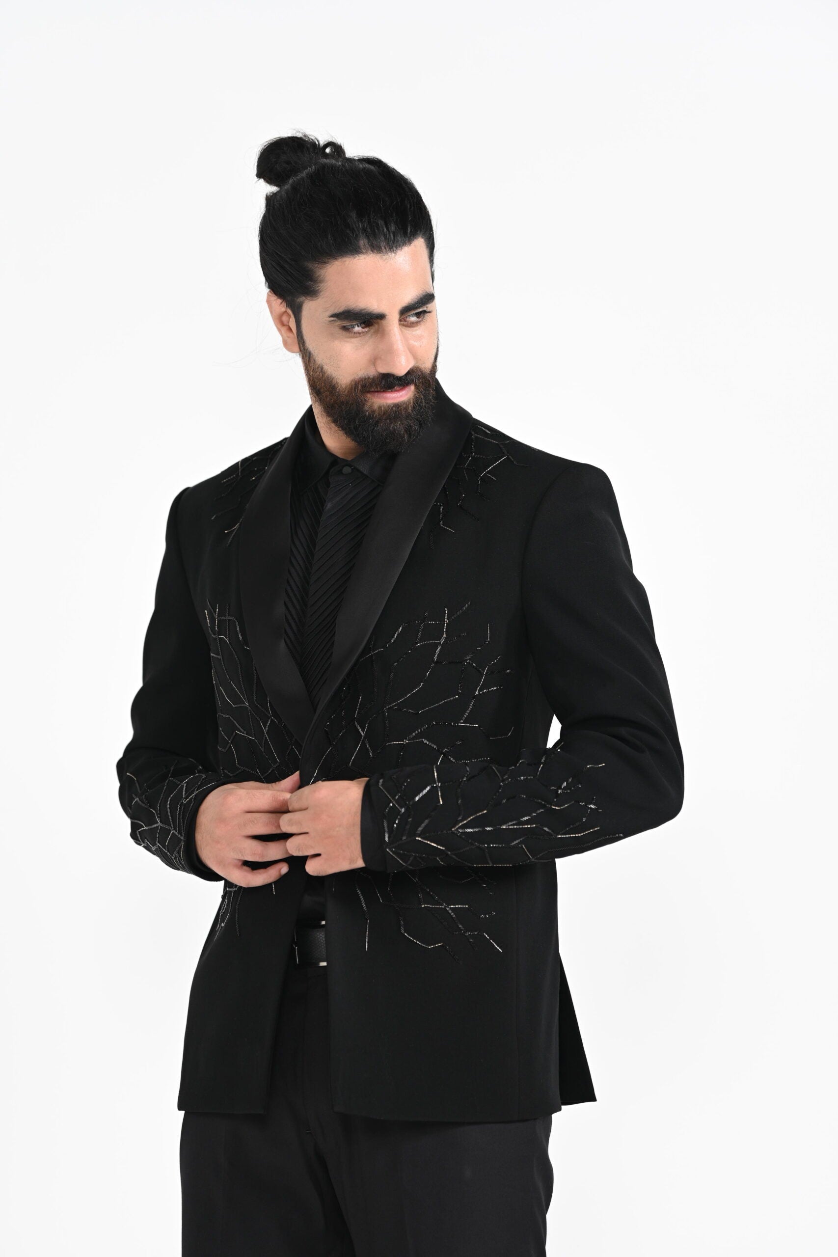Electric Lines Tuxedo Set image 4