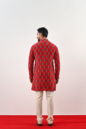 S PRINTED KURTA SET image 1